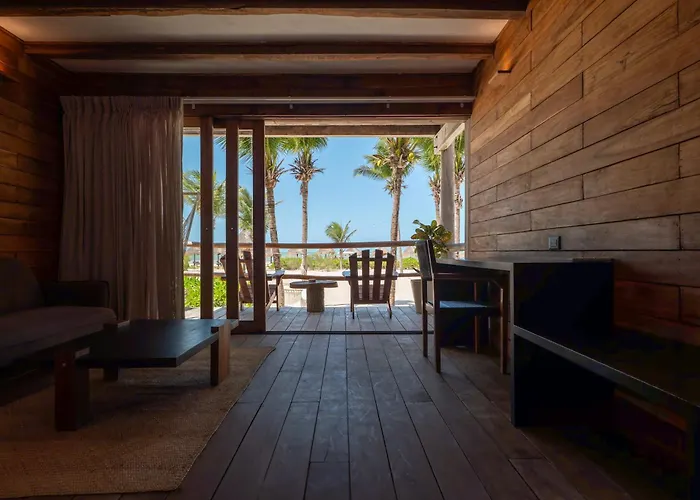 Strandhotel: Blue Holbox